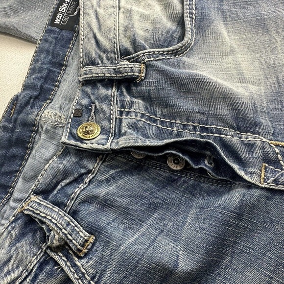 buffalo david bitton jeans six-x slim straight stretch size 33 / 30 - Picture 7 of 12